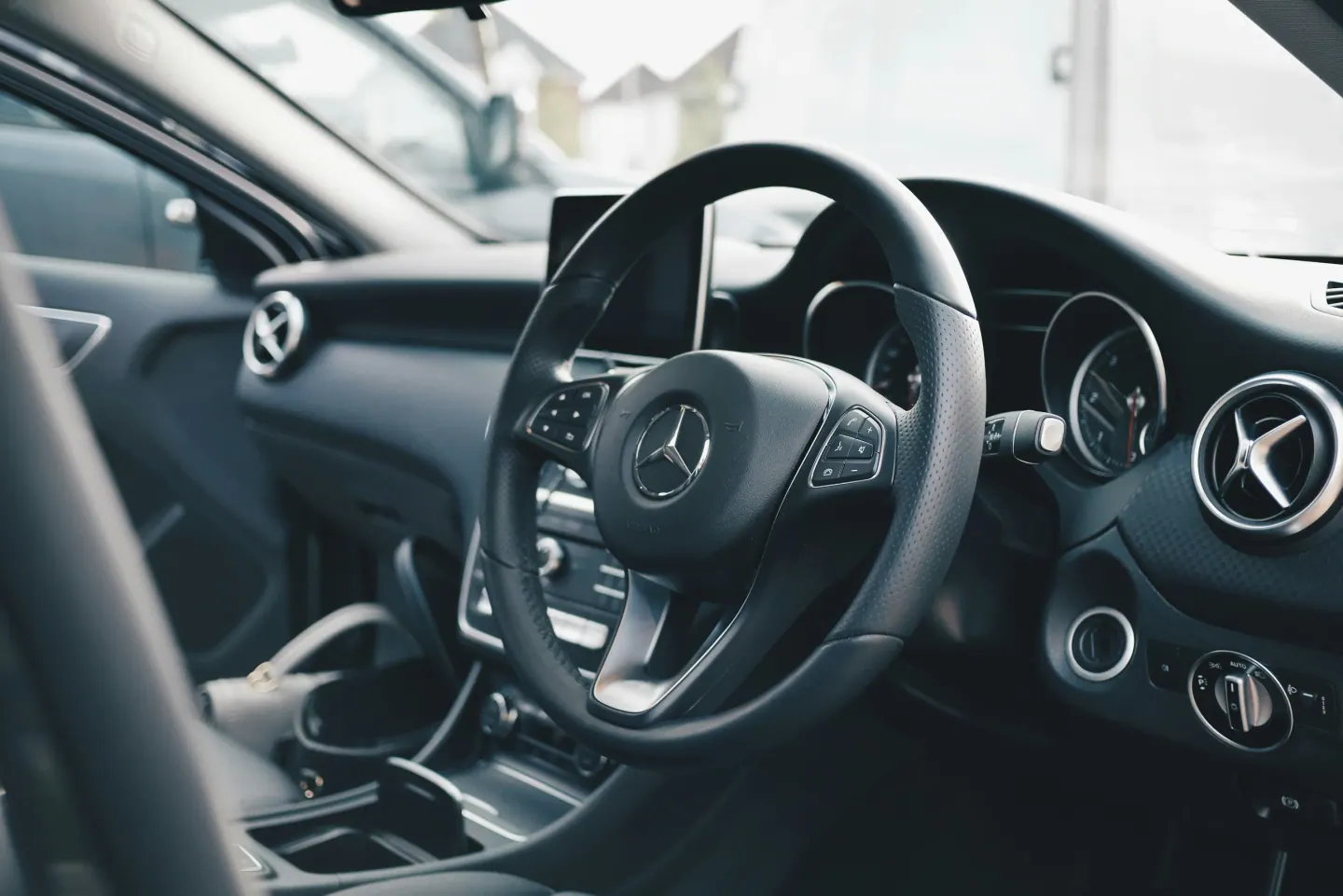 Detail of a car interior