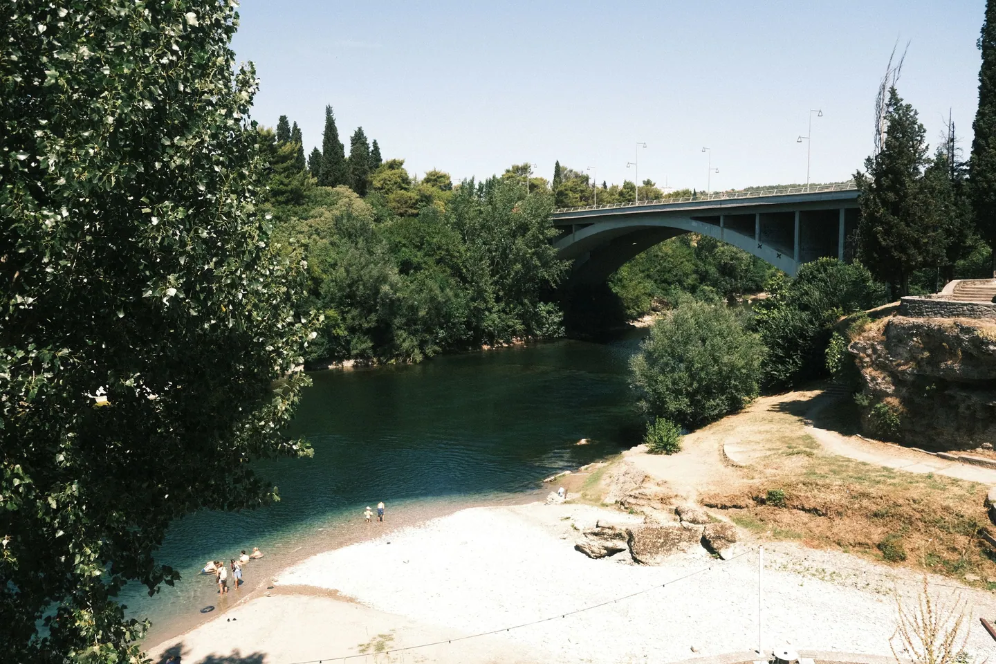 Riverside bridge in Podgorica